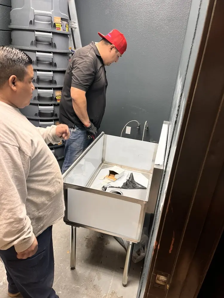 Commercial plumbing and sink installation in Britney Acres